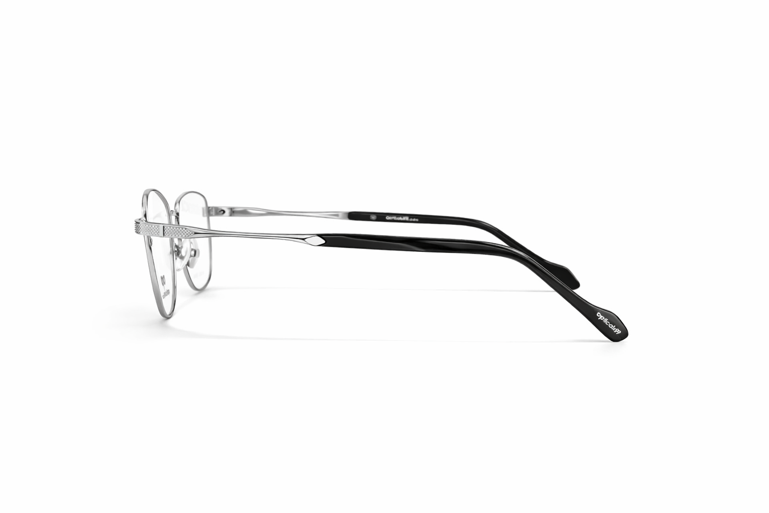 Opticals99 women cat eye silver frame view 2